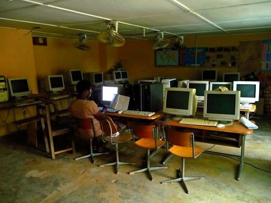 The Computer Lab at ESCO in Ghana. The Computer Lab at ESCO in Ghana.