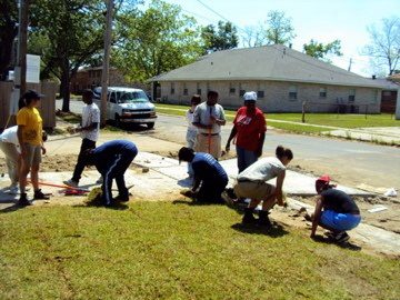 Boston students building houses in New Orleans! Boston students building houses in New Orleans!
