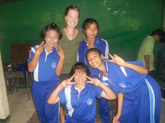 The elephants loved Britany, but these kids will remember her. The elephants loved Britany, but these kids will remember her.