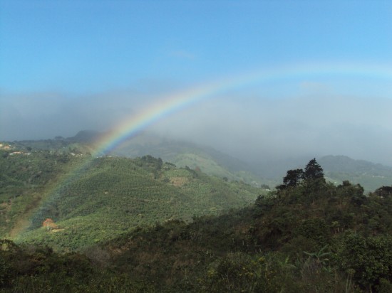 One of the many beautiful mountain views in Costa Rica.