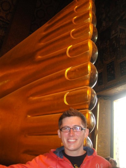 At the famous Big Buddha statue.