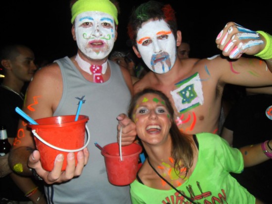At the wild Full Moon Party in Thailand!
