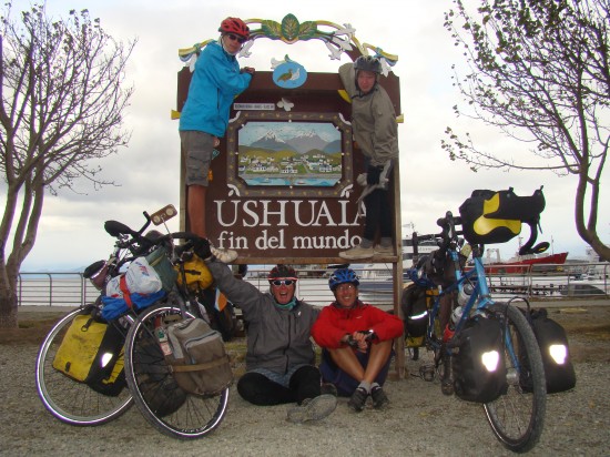 The Vogel family after biking from Alaska to Argentina! The Vogel family after biking from Alaska to Argentina!