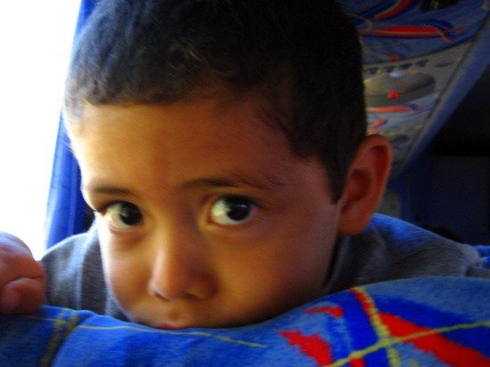 One of the sweet locals Tim met on the Costa Rican Tica Bus.