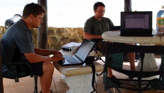 Kobus working hard during beautiful world travel. Kobus working hard during beautiful world travel.