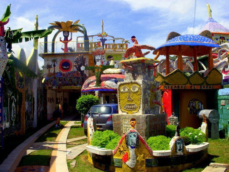 Fuster's House, Cuba. What artistic shapes!