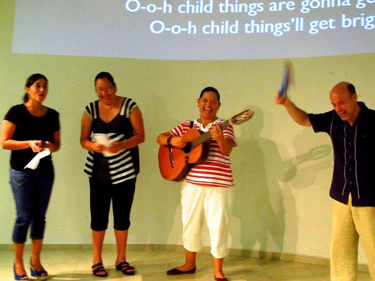 Kurt and his students present their work at Habla. This photo makes me grin! Kurt and his students present their work at Habla. This photo makes me grin!