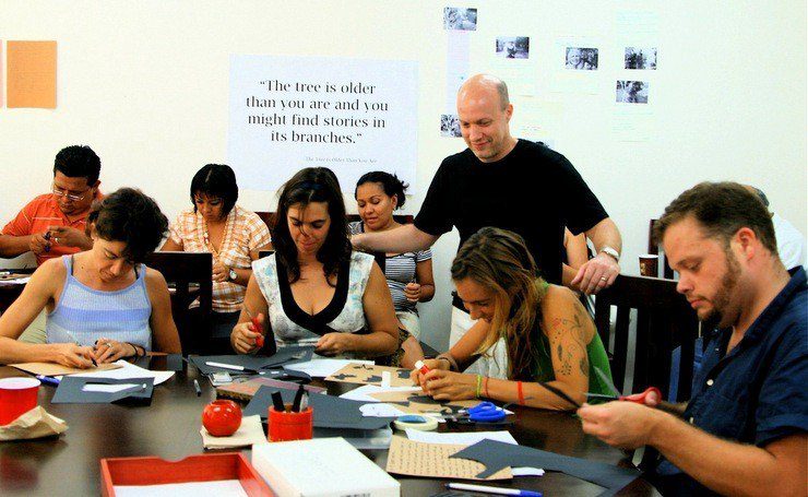 Kurt leading a workshop for teachers at Habla in Merida. Kurt leading a workshop for teachers at Habla in Merida.
