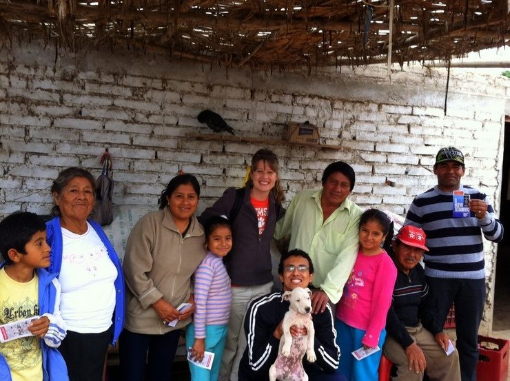 Happy friends in Peru. Happy friends in Peru.