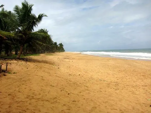 A beach in Ghana, West Africa