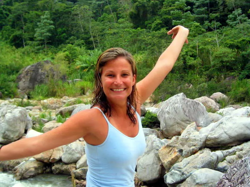 rapids in La Ceiba, Honduras.