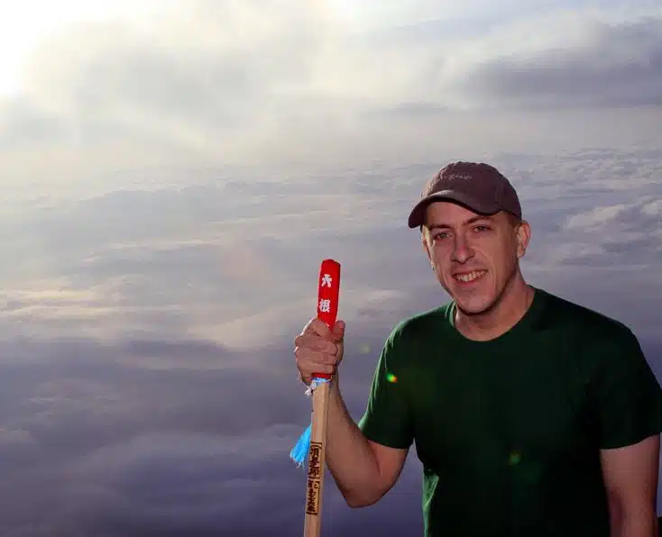 climbing Mt. Fuji