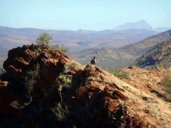 A gorgeous vista from the desert in Australia.