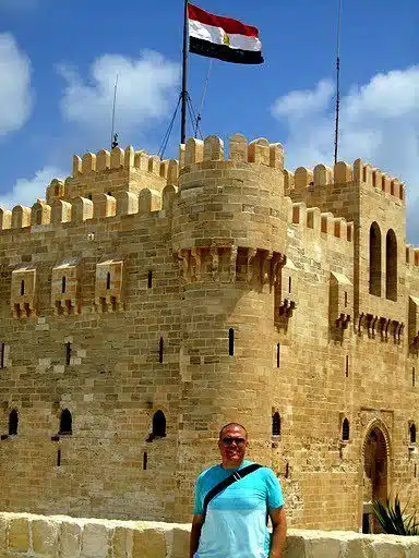 At Fort Quaitby in Alexandria, Egypt. Beautiful!