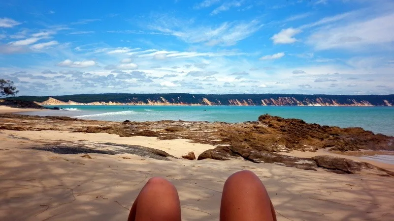 One of the many beautiful beaches of Brian's travels.