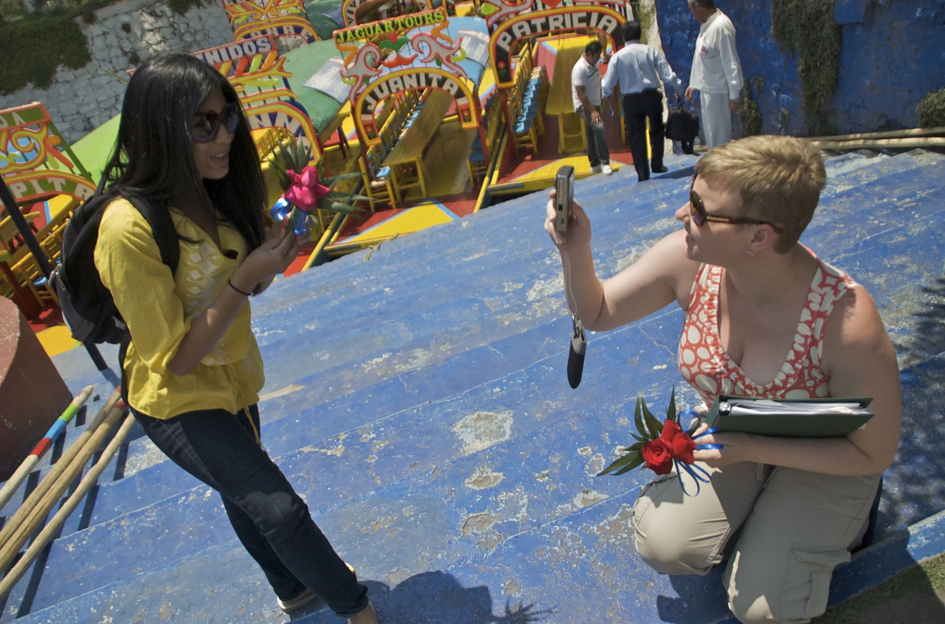 On set in Mexico! Photo by Lindsay Clark.