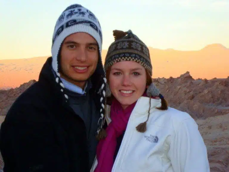 Ashleigh and her boyfriend.