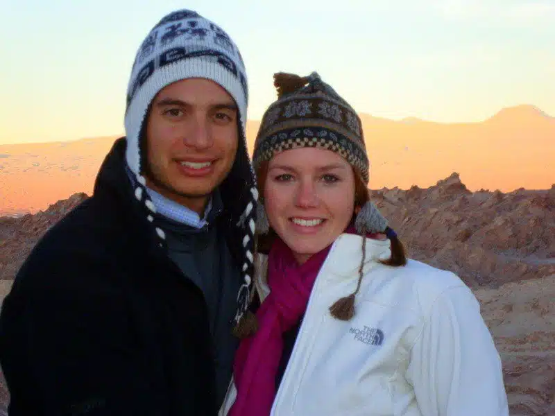 Ashleigh and her boyfriend.
