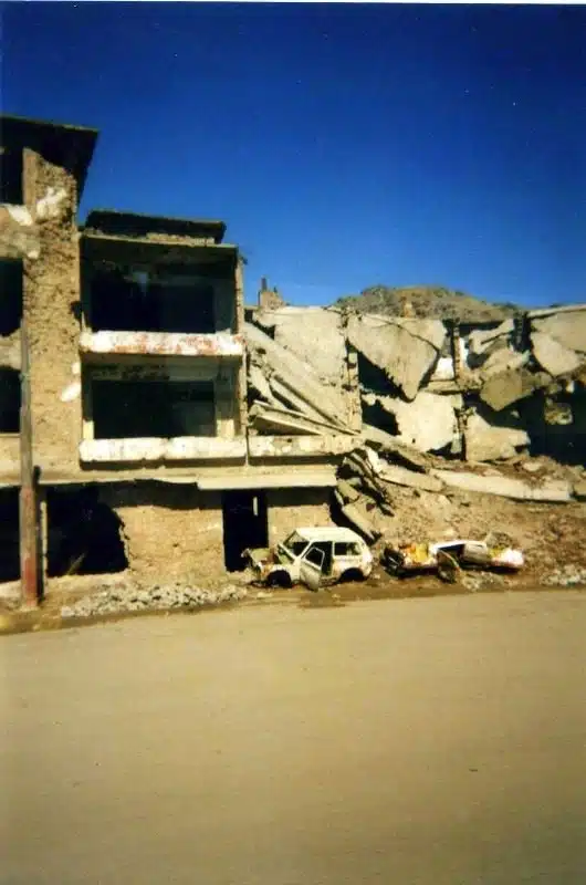 A photo from Afghanistan from Holly's disposable camera.