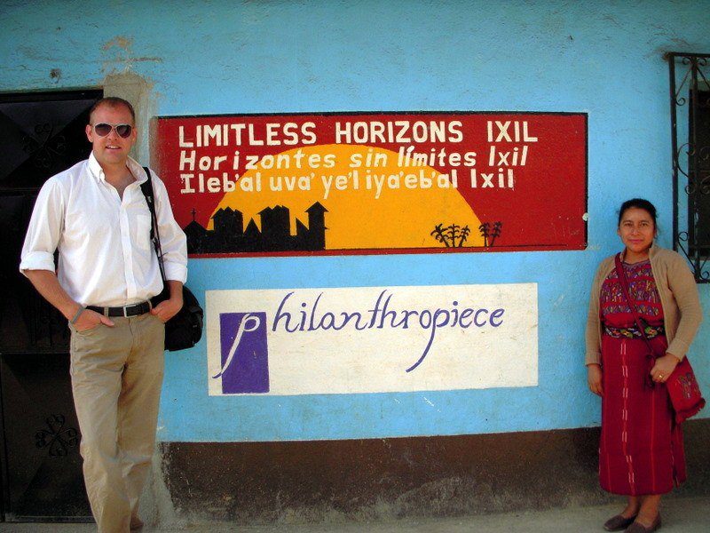 Jason and his Ixil translator, Maria, in Chajul, Guatemala.
