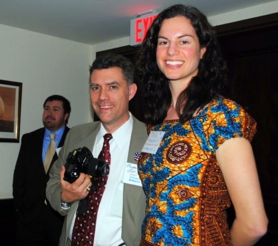 Me and Mr. Maguire, representing BLA Teacher-Travelers!