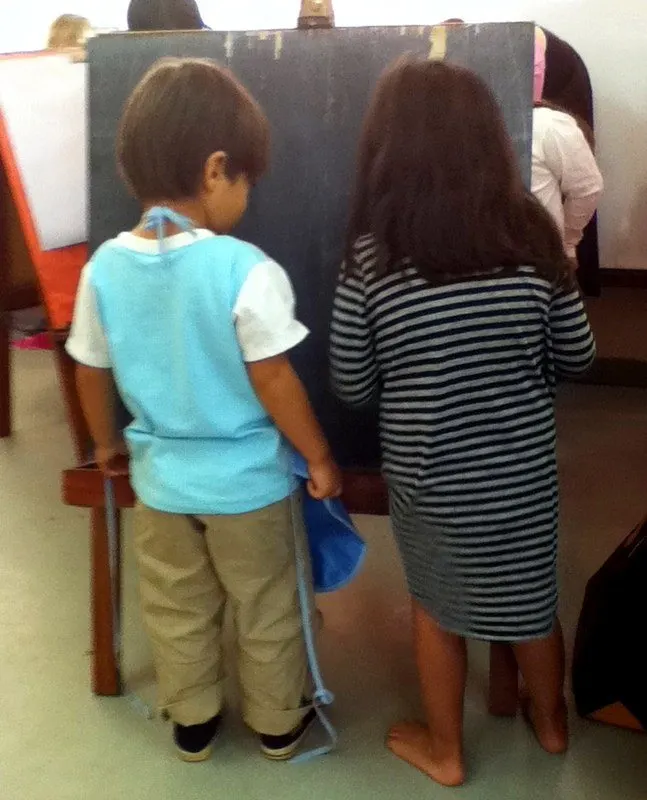 Sweet youngsters in Candice's class in Laos.