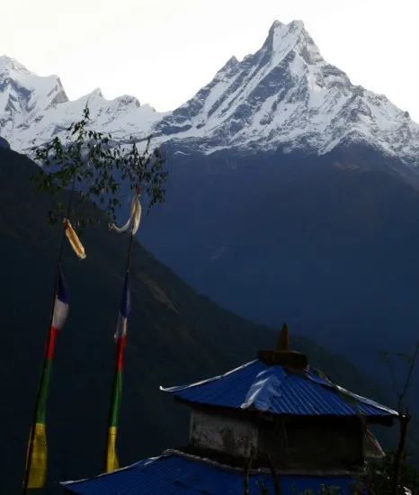 Trekking and teaching, together at last, in Nepal.