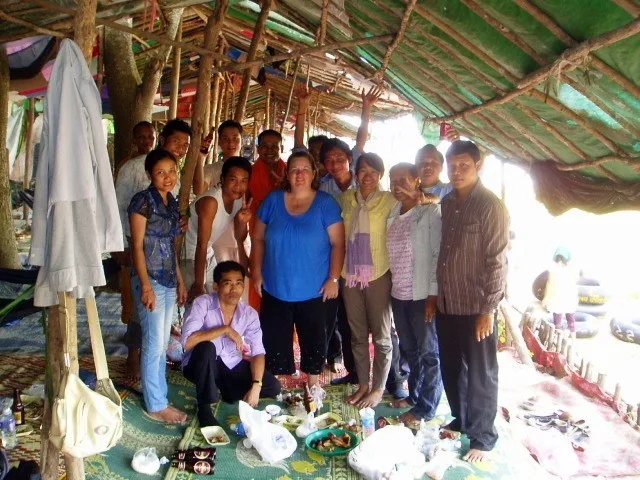 One of Nikki's classes in Cambodia organized a birthday picnic for her on the day before she left in September 2009.