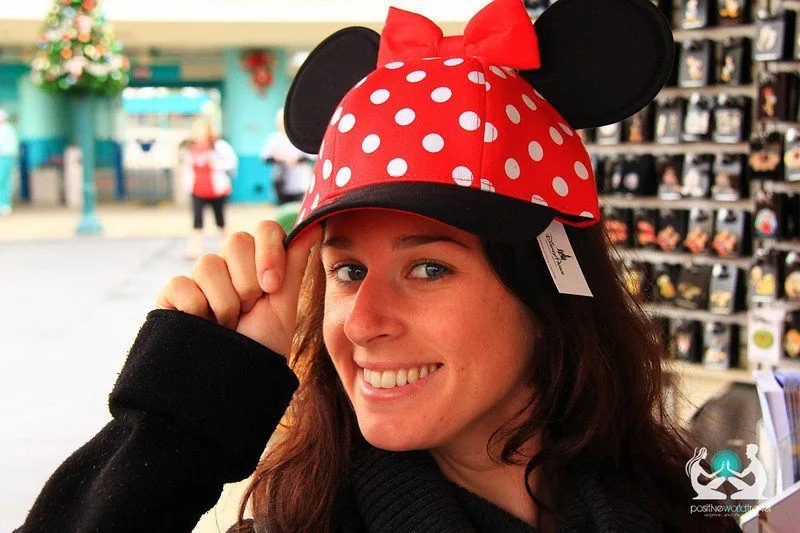 Elise and her inner child in Disney World, Orlando!