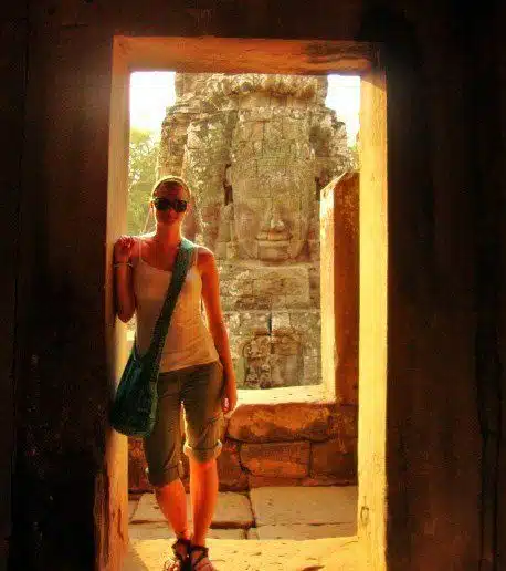 Temple-hopping in Siem Reap, Cambodia... possibly Lisa's favorite place in the whole world.
