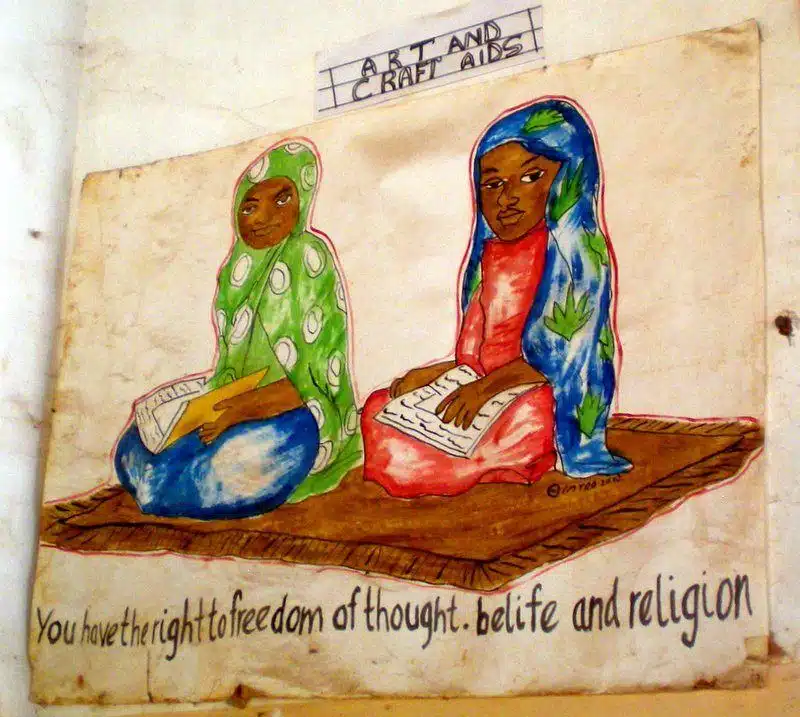 Three freedoms in Tanzania: Thought, Belief, and Religion.