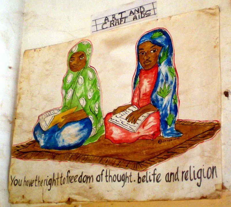 Three freedoms in Tanzania: Thought, Belief, and Religion.