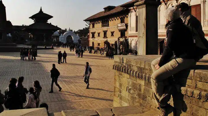 Watching the World Go by in stunning Nepal.