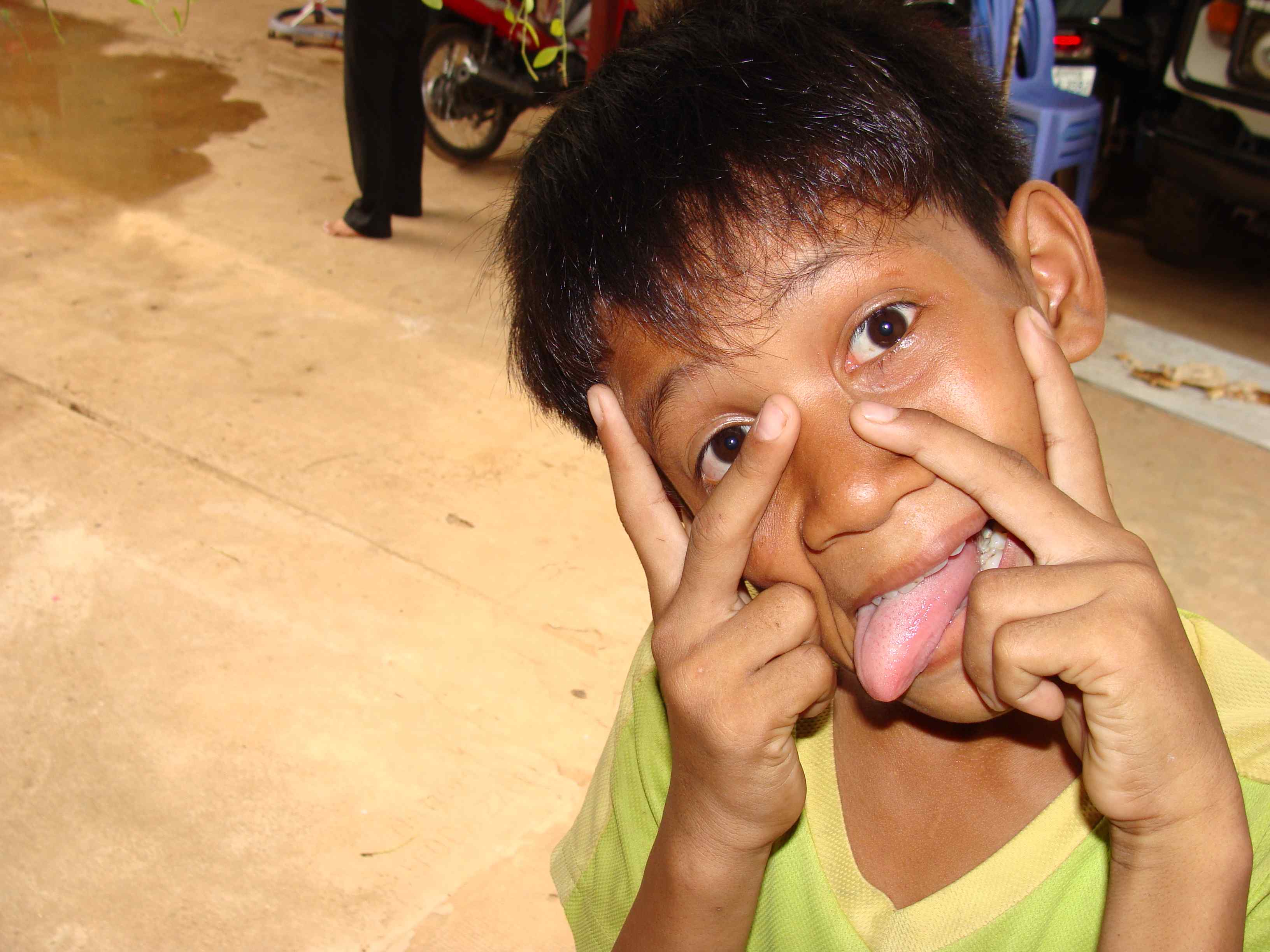 Fun after English class in Cambodia!