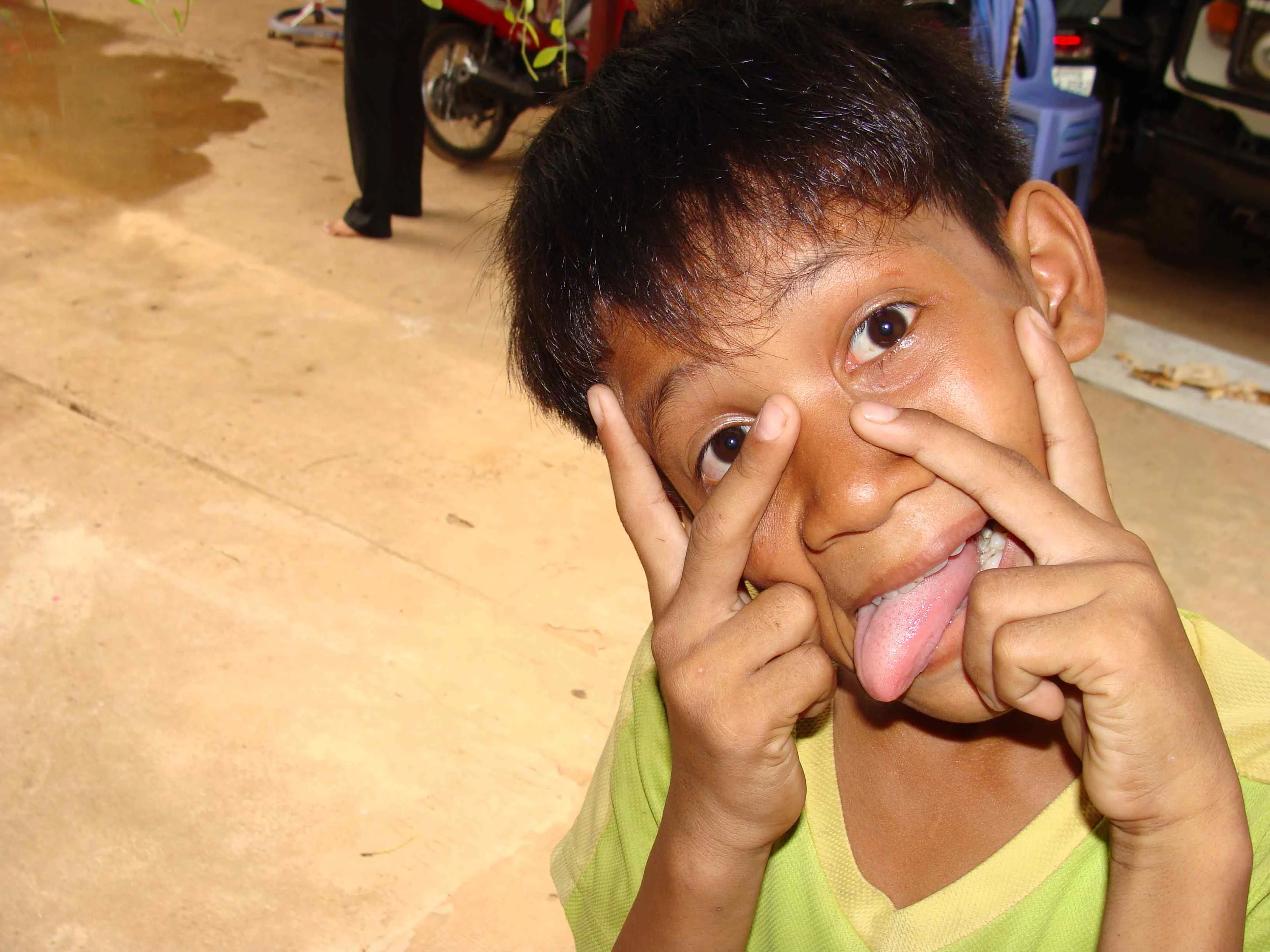 Fun after English class in Cambodia!