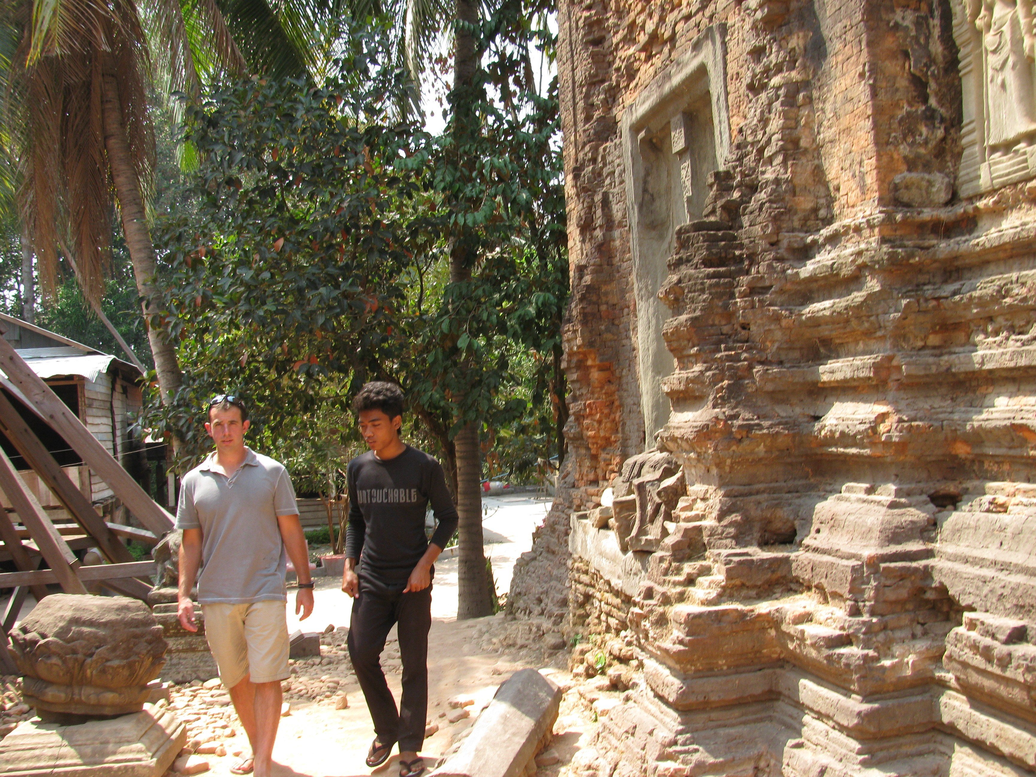 Tim at the famous Angkor Wat temple in Siem Reap.