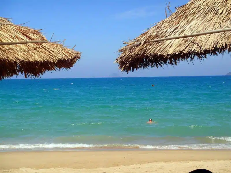 A beach in beautiful Nha Trang, Vietnam.
