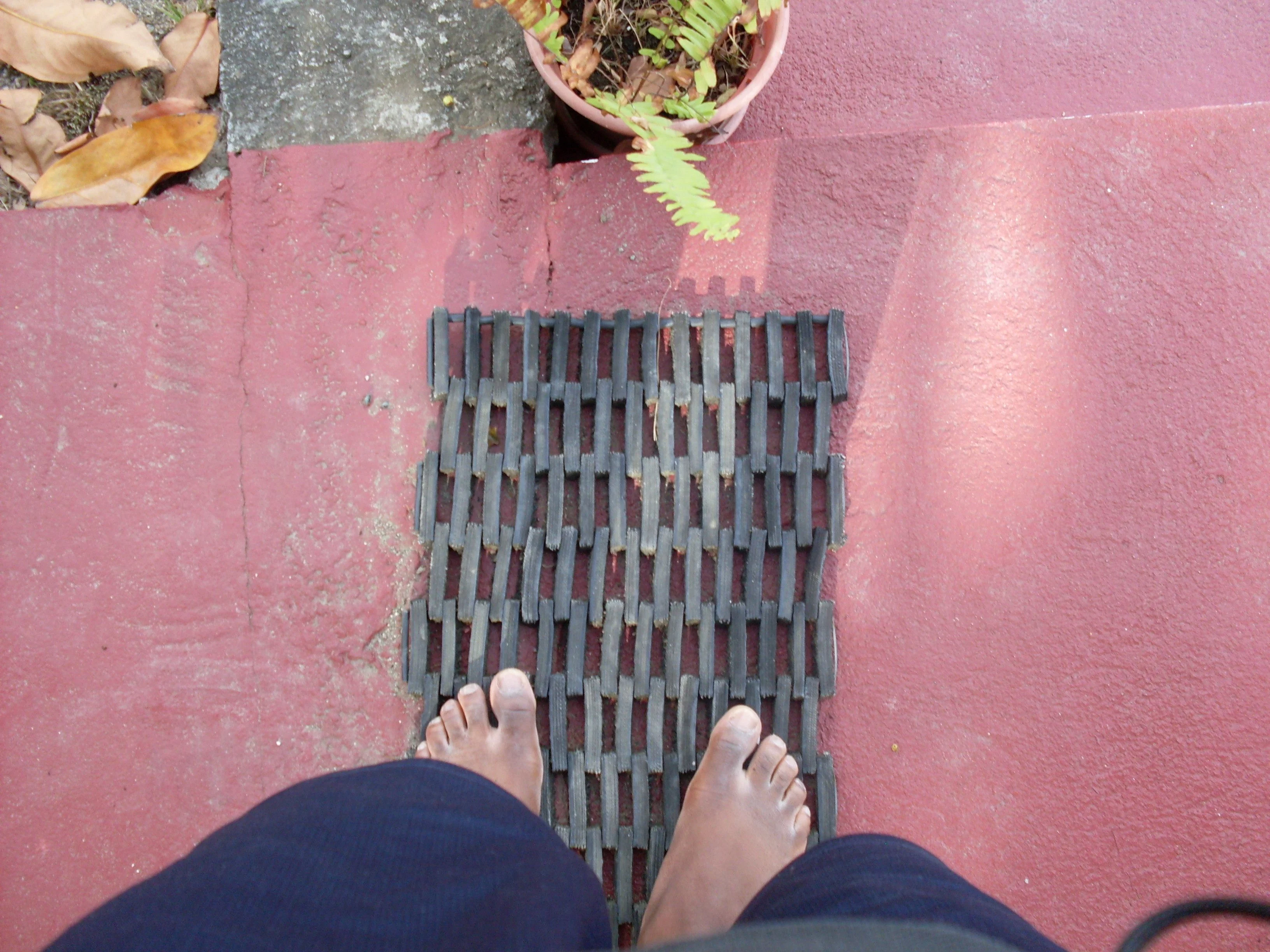 Relaxed and barefoot in the warm Caribbean! 