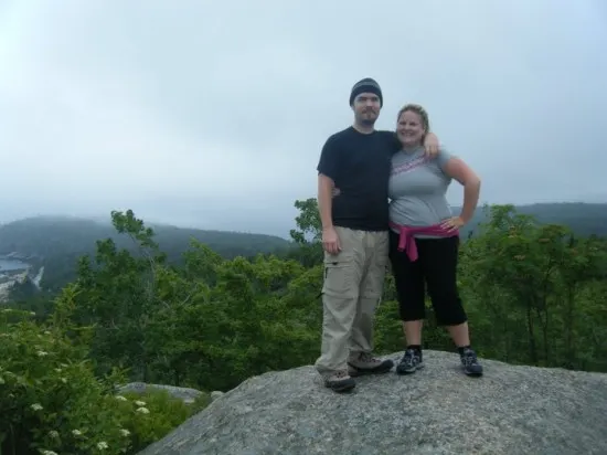 Mike and Lindsay atop Cadillac Mountain, Maine in 2011.