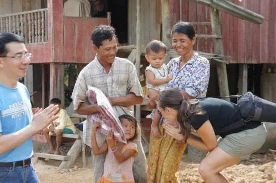 Homebuilding in Phnom Penh, Cambodia.