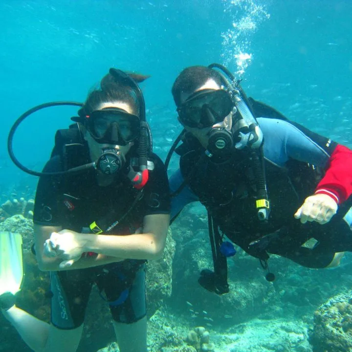Lisa was proposed to underwater in Thailand!