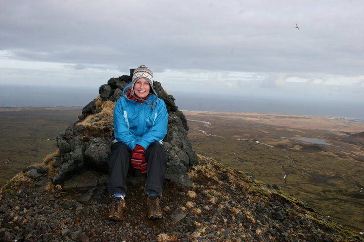 Sarah in Iceland. Dramatic!