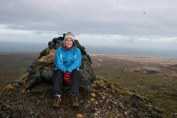 Sarah in Iceland. Dramatic!