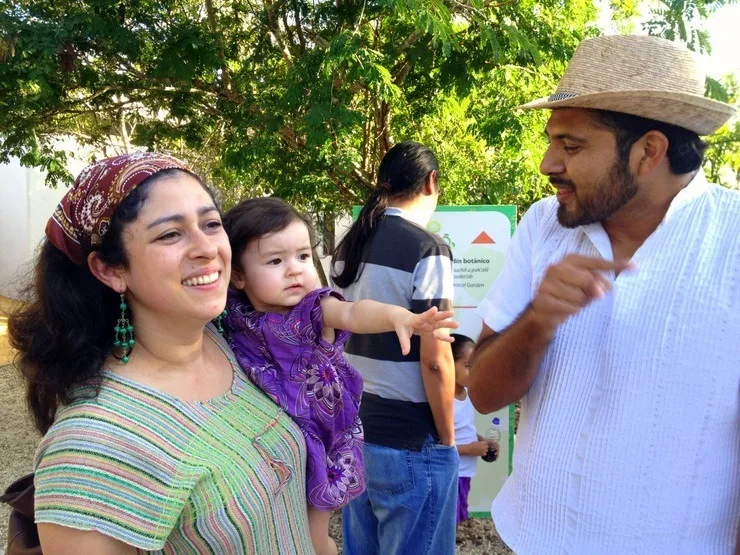 Maria del Mar and Sandra, Kurt's Wife and Daughter in Merida, Mexico. So beautiful!