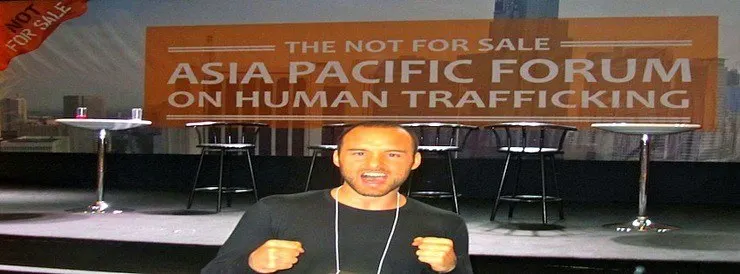 Cameron at a Human Trafficking Conference in the Philippines.