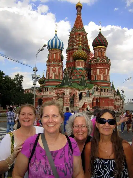 Libby in Moscow, Russia.
