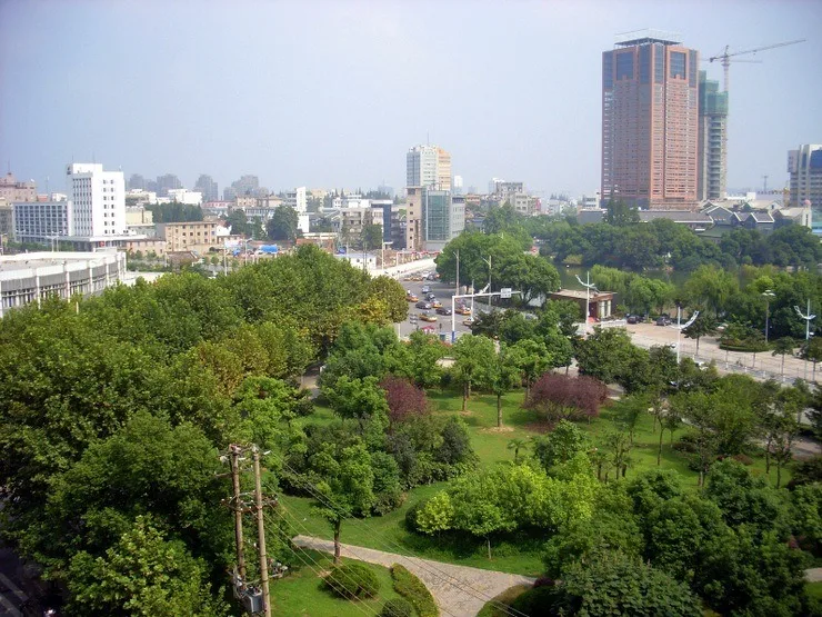 The view from Neil's bedroom window at Aston Language Centre.