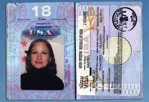 Bonnie's passport photo.