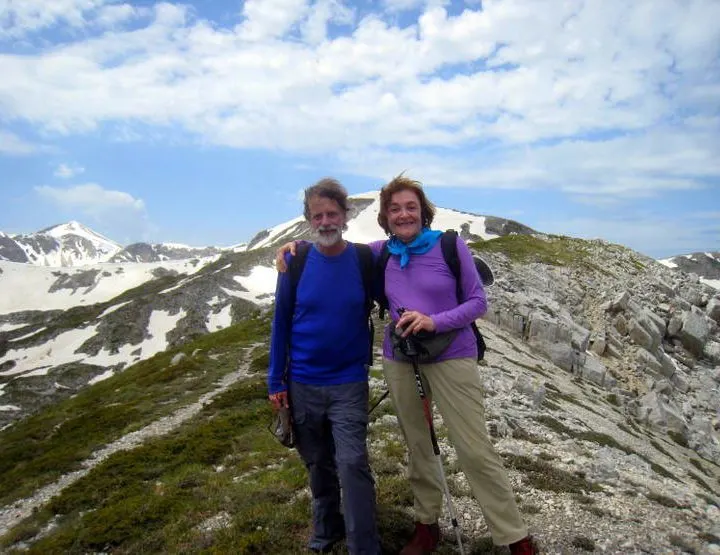 Dianne and Stanford on their travels.