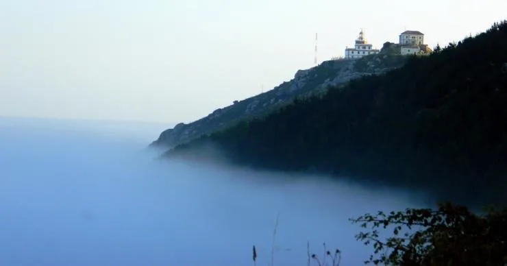 Cabo (Cape) Finisterre in Galicia, Spain, the westernmost point of the Iberian Peninsula. It is the final destination for Pilgrims walking the Camino de Santiago, a 780km (about 500 mile) walk from St. Jean-Pied-du-Port, France to Santiago de Compostela, Spain. It is an additional 90km from Santiago to Finisterre, known as end of the world.